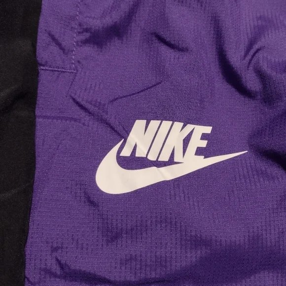 Nike Force Starting 5 Mens Basketball Pants purple black white size XL - Picture 2 of 7